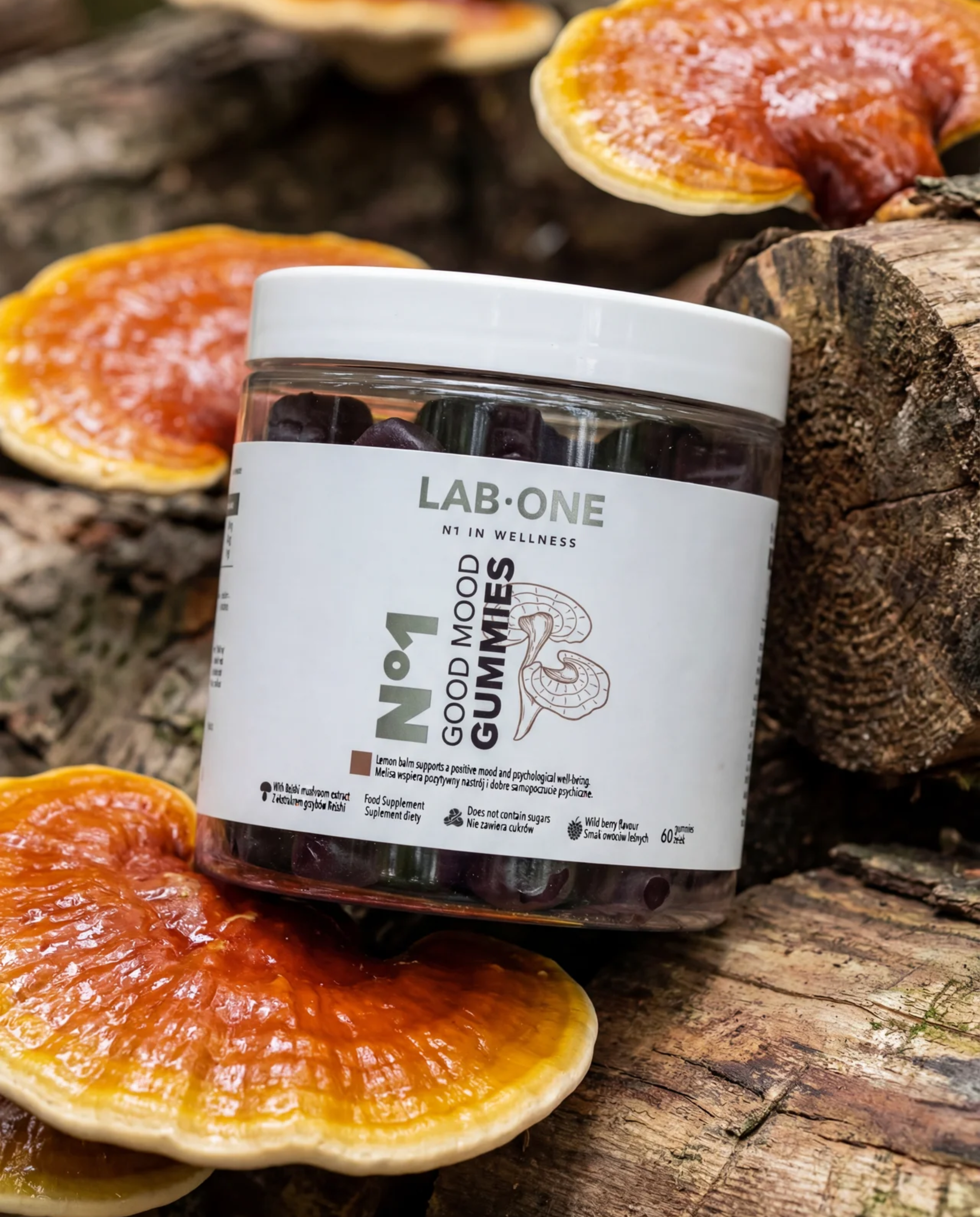 N°1 Good Mood GUMMIES - Champignons Reishi aux Jelly Beans